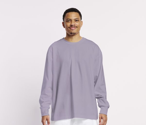 TIGER COTTON OVERSIZED LS T-SHIRT
