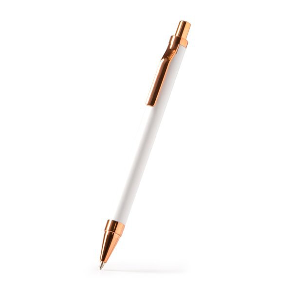 WALER Recycled aluminium pen with body in matte finish and copper details