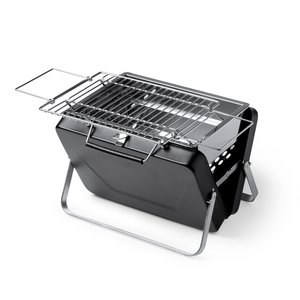 Stamina BQ1544 - RULOT Tragbarer Holzkohlegrill aus rostfreiem Stahl