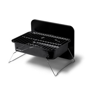 Stamina BQ1567 - FILET Tragbarer Holzkohlegrill aus rostfreiem Stahl