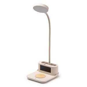 Stamina CR1632 - PAYTON Multi-function charging lamp made of wheat fibre and bamboo