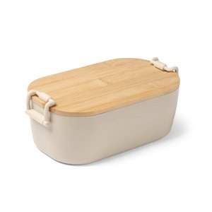 Stamina FI1789 - BRIOX Lunchbox mit PP-Körper und Deckel aus Bambus mit Sicherheitsverschluss