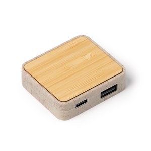 Stamina IA1568 - CLUNI Kompakter USB-Anschluss aus Bambus und Weizenfaser