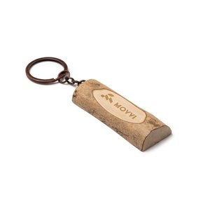 Stamina KO1606 - TELMON Wooden trunk keychain with indentation