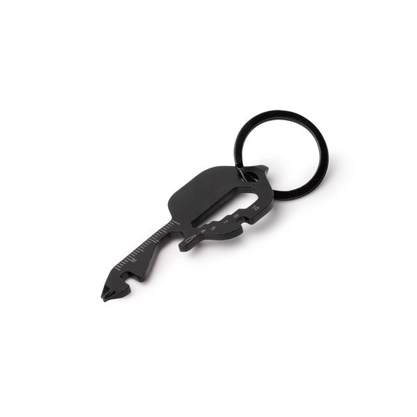 KERMAN Stainless steel multi-tool key ring in the shape of a key