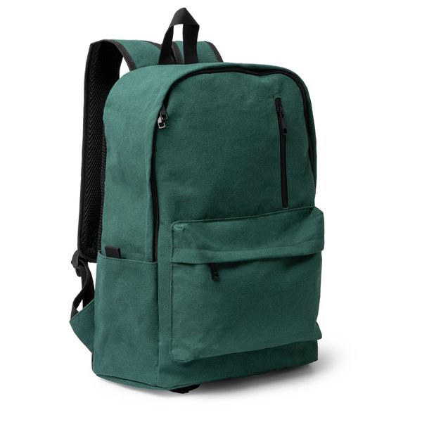 HUDSON Recycled cotton backpack of 330 g/m²