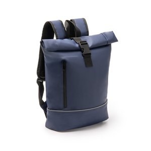 Stamina MO1923 - VALDEZ Backpack made from PU and 210D RPET with an extendable main compartment featuring a zip closure and buckle