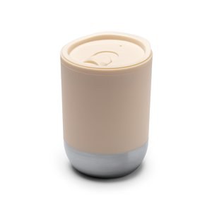 Stamina VA1687 - LINDE Double-walled cup with recycled PP body and 304 stainless steel base
