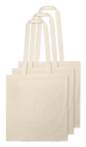 Pack of 30 Egotier 92414 - 100% cotton bag (100 g/m²)