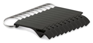 Pack mit 10 Egotier 93151 - Schlüsselanhänger aus Aluminium mit Flaschenöffner