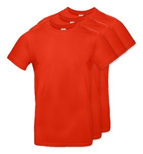 Pack mit 3 B&C BC03T - Herren T-Shirt 100% Baumwolle