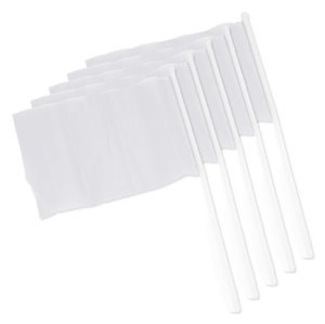 Pack of 50 Stamina PF3103 - CELEB Small flag with stick in different colours and country banners
