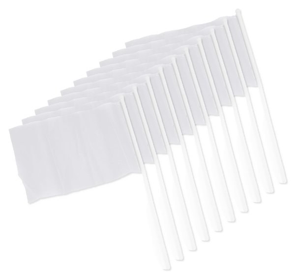 Pack of 100 Stamina PF3103 - CELEB Small flag with stick in different colours and country banners