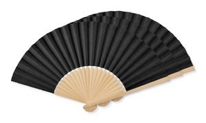 Pack mit 30 GiftRetail MO6828 - FANNY PAPER Eleganter Bambus Handfächer aus Papierstoff