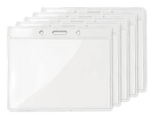 Pack mit 5 GiftRetail MO8599 - BADGY Transparente Kartenhülle
