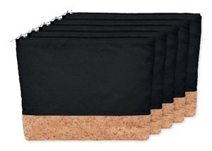 Pack mit 5 GiftRetail MO9817 - PORTO BAG Kosmetiktasche mit Kork