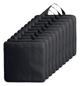 Pack mit 10 GiftRetail MO8272 - ENJOW Komfortabler Stadionkissen mit Tasche