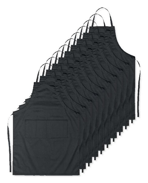Pack of 100 GiftRetail MO8441 - FITTED KITAB Premium Adjustable Kitchen Apron with Pockets