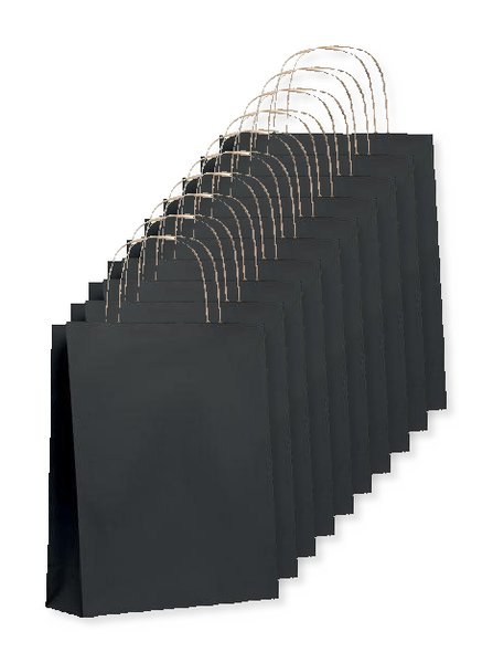 PAPER TONE S Umweltfreundliche Kleine Kraftpapiertragetasche