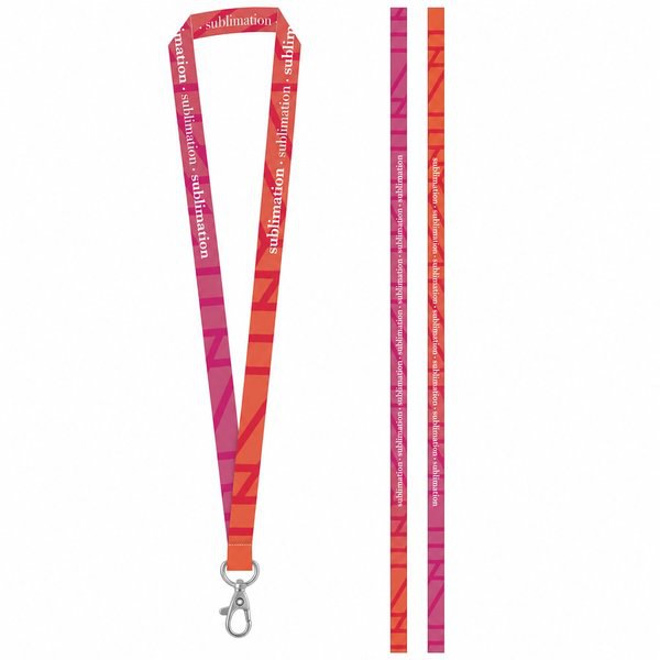 Lanyard'In 94972S - Printed sample of SET Lanyard SUBLIMATION Long II (20 mm) with Hook Trigger Snap 20 mm