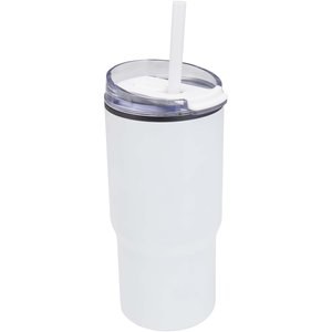 Westin 540 ml RCS Becher aus recyceltem Material, doppelwandig isoliert, mit Trinkhalm - EgotierPro 100959