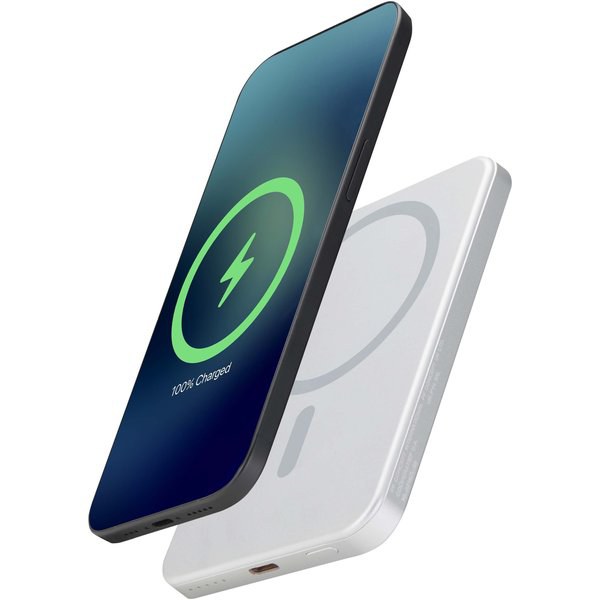 Avis 5000 mAh RCS Powerbank aus recyceltem Aluminium mit Magnetfunktion