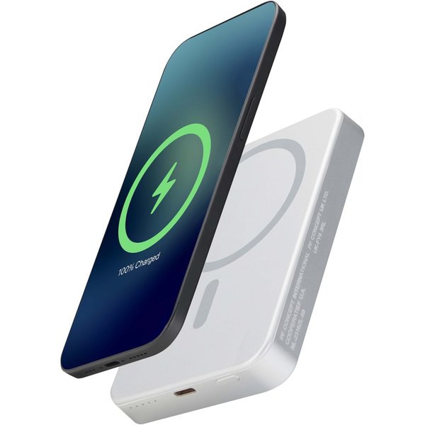 Avis 10.000 mAh RCS Powerbank aus recyceltem Aluminium mit Magnetfunktion - EgotierPro 124445