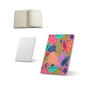 Notizbuch im A6-Format mit festem Einband, ideal für den Sublimationsdruck - Egotier 93670