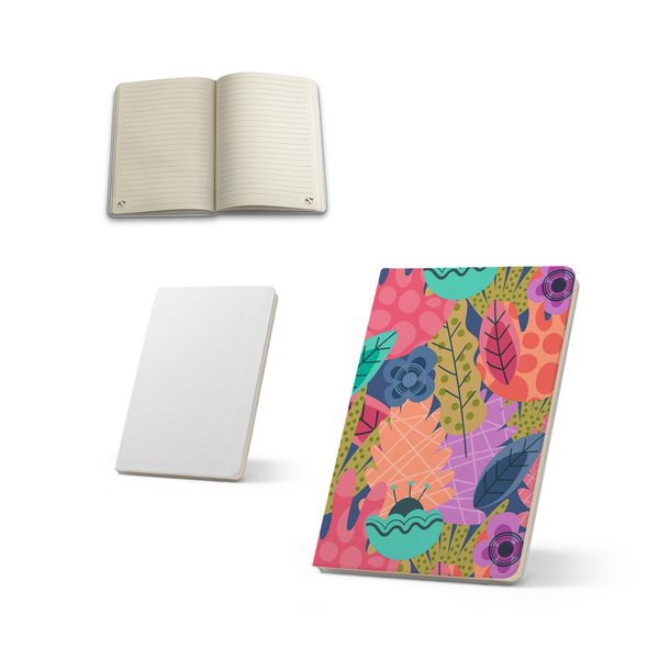 Notizbuch im A6-Format mit festem Einband, ideal für den Sublimationsdruck - Egotier 93670